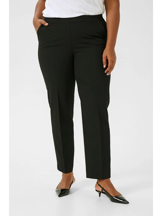 Zdjęcie produktu KAFFE curve Spodnie chino w kolorze czarnym rozmiar: 42