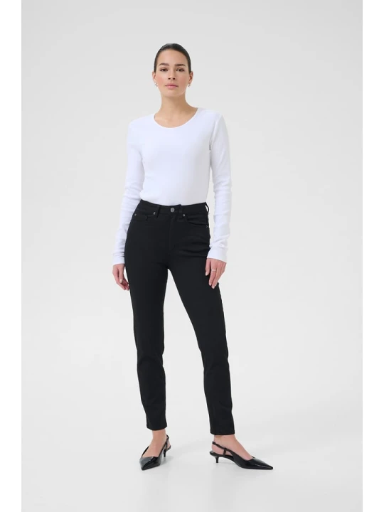 Zdjęcie produktu Kaffe Dżinsy - Slim fit - w kolorze czarnym rozmiar: W32