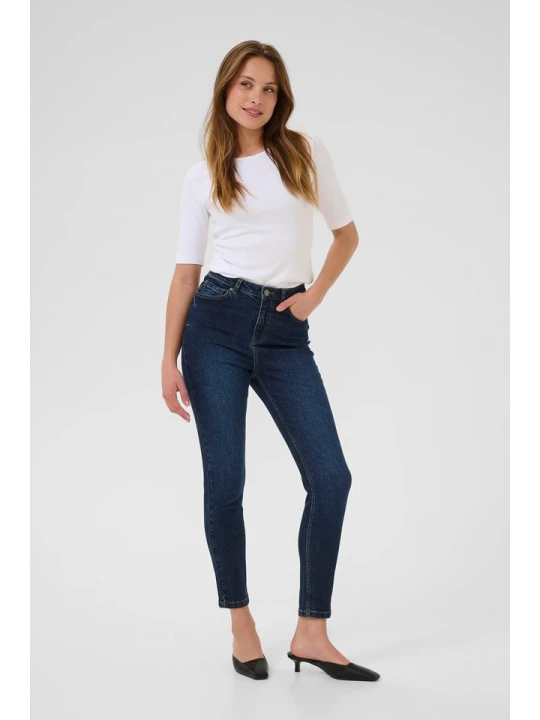 Zdjęcie produktu Kaffe Dżinsy - Slim fit - w kolorze granatowym rozmiar: W25
