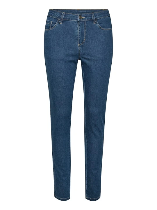 Zdjęcie produktu Kaffe Dżinsy "Vicky" - Skinny fit - w kolorze niebieskim rozmiar: 38