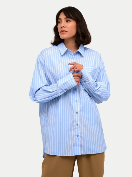Zdjęcie produktu Kaffe Koszula Mackie 10508855 Niebieski Relaxed Fit