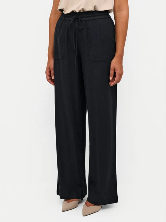 Zdjęcie produktu Kaffe Spodnie materiałowe Milia 10508314 Czarny Loose Fit