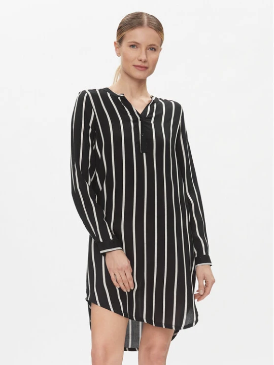 Zdjęcie produktu Kaffe Sukienka koszulowa Marana 10551803 Czarny Relaxed Fit
