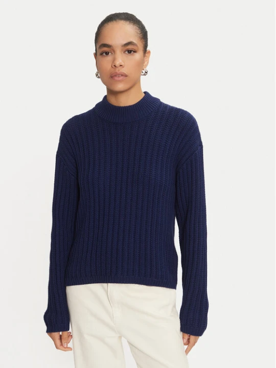 Zdjęcie produktu Kaffe Sweter Bess 10509097 Niebieski Loose Fit