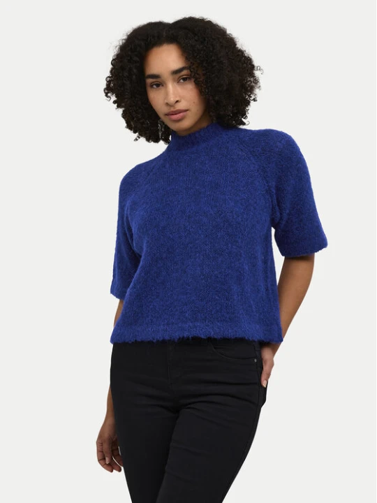 Zdjęcie produktu Kaffe Sweter Emilie 10509092 Niebieski Loose Fit