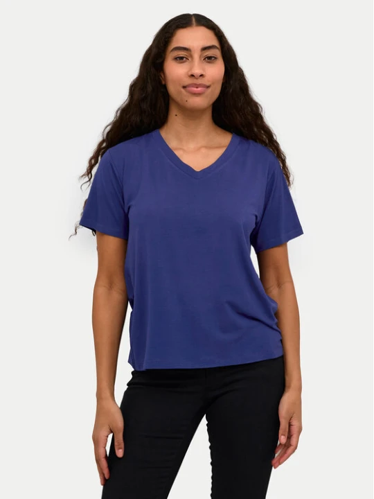 Zdjęcie produktu Kaffe T-Shirt 10508581 Niebieski Regular Fit