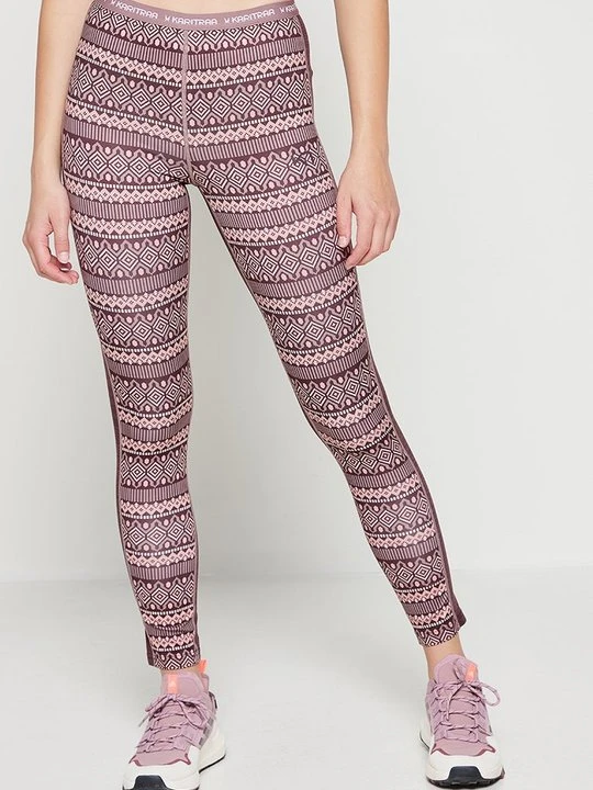 Zdjęcie produktu Spodnie legginsy Kari Traa bordowy