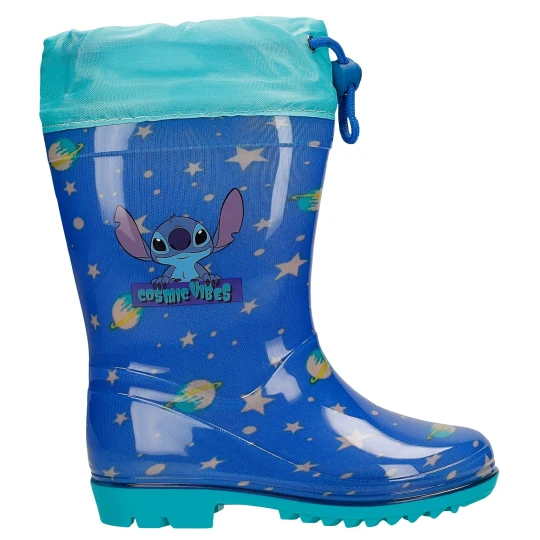 Zdjęcie produktu Niebieskie kalosze dziecięce stitch Bartek 86701-16