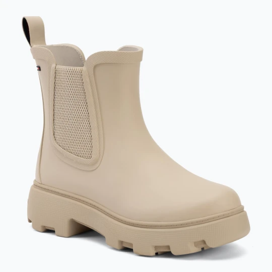 Zdjęcie produktu Kalosze damskie Tommy Hilfiger Rubber Flag Cleated classic beige
