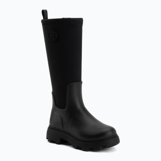 Zdjęcie produktu Kalosze damskie Tommy Hilfiger Stamp Warm Knee black