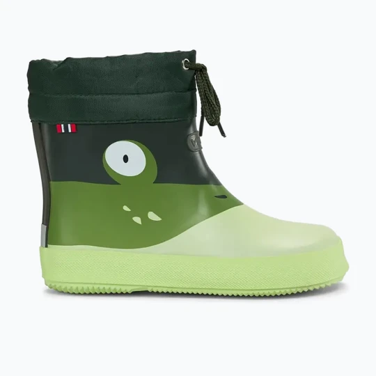Zdjęcie produktu Kalosze dziecięce Viking Alv Barefoot Paw Print light green/green
