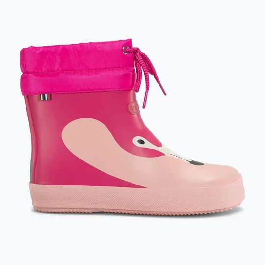 Zdjęcie produktu Kalosze dziecięce Viking Alv Barefoot Paw Print light pink/magenta