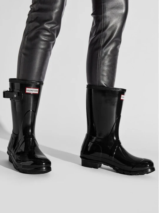 Zdjęcie produktu Kalosze Hunter Original Gloss Short WFS1000RGL Czarny