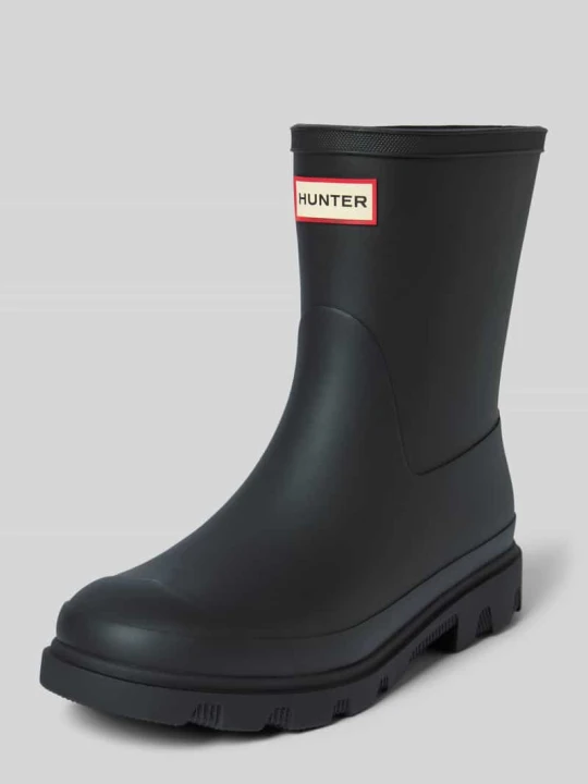 Zdjęcie produktu Kalosze z logo Hunter Czarny