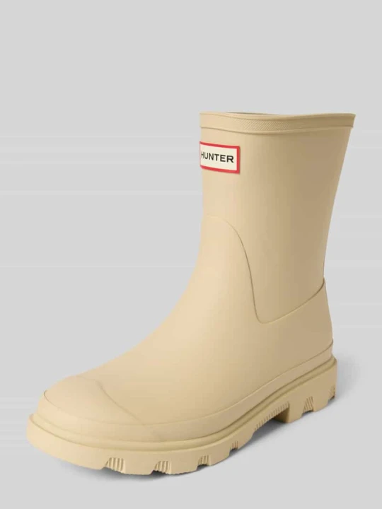 Zdjęcie produktu Kalosze z logo Hunter Beżowy