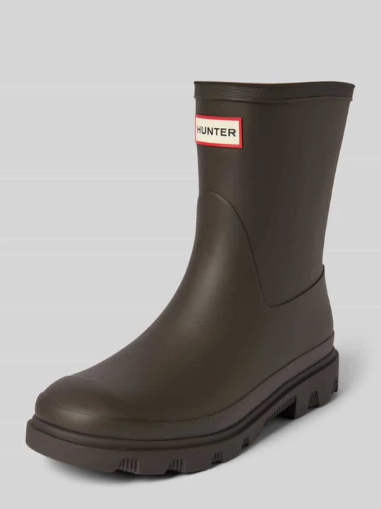 Zdjęcie produktu Kalosze z logo Hunter Czekoladowy