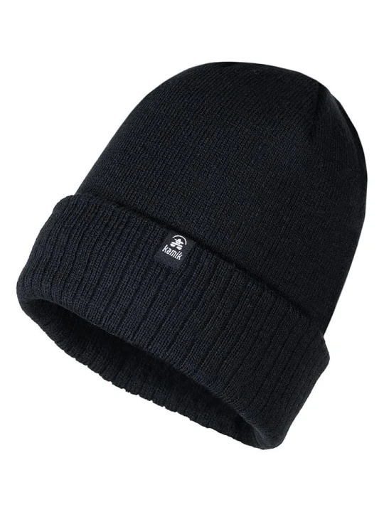 Zdjęcie produktu Kamik Czapka beanie "Finchs" w kolorze czarnym rozmiar: 116-176