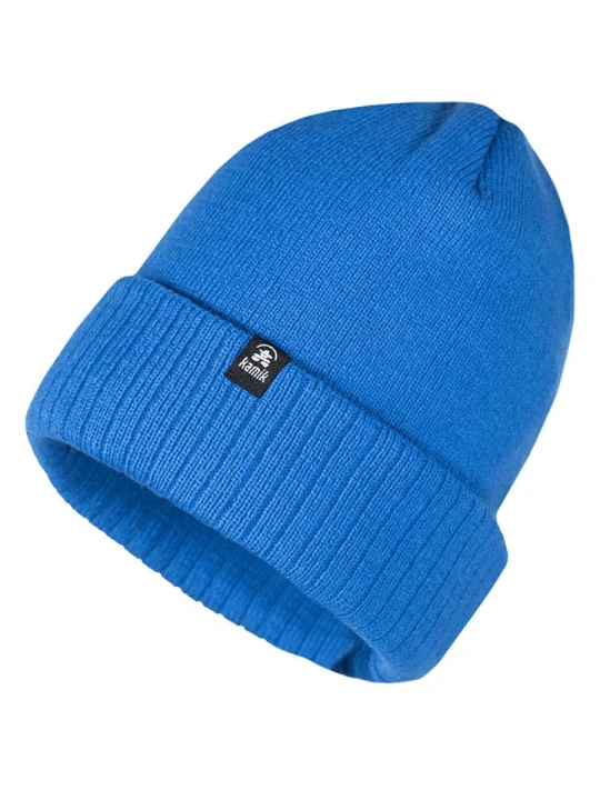 Zdjęcie produktu Kamik Czapka beanie "Finchs" w kolorze niebieskim rozmiar: 116-176