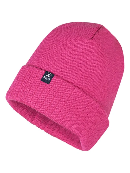 Zdjęcie produktu Kamik Czapka beanie "Finchs" w kolorze różowym rozmiar: 116-176