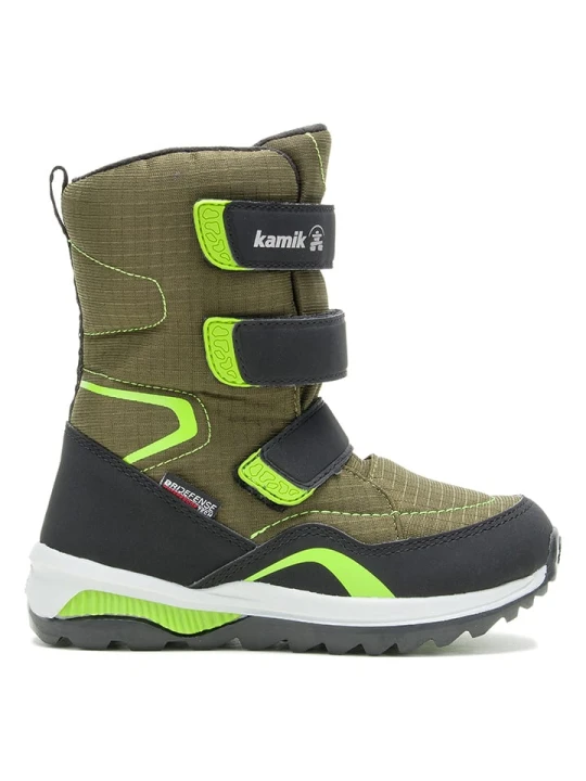 Zdjęcie produktu Kamik Kozaki zimowe "Chinookhi" w kolorze khaki rozmiar: 31
