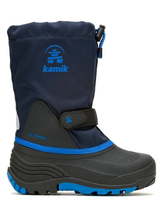 Zdjęcie produktu Kamik Kozaki zimowe "Waterbug 5" w kolorze granatowo-niebieskim rozmiar: 32