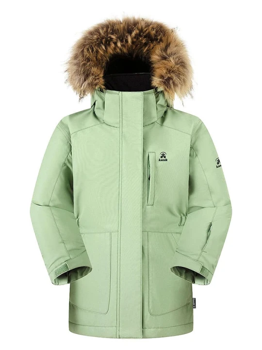 Zdjęcie produktu Kamik Parka "Karla" w kolorze jasnozielonym rozmiar: 164