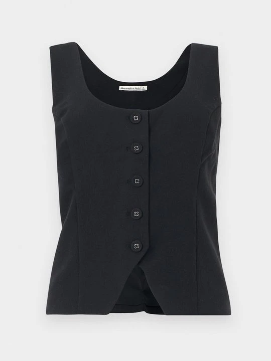 Zdjęcie produktu Kamizelka Abercrombie & Fitch czarny