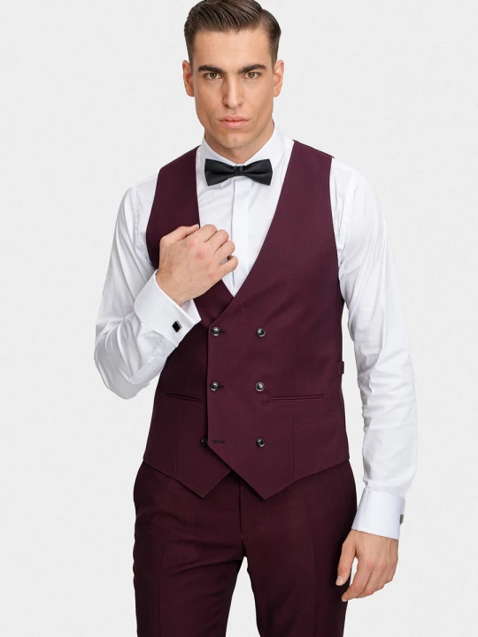 Zdjęcie produktu Kamizelka BRUNO 01025A55MSB Giacomo Conti bordowy