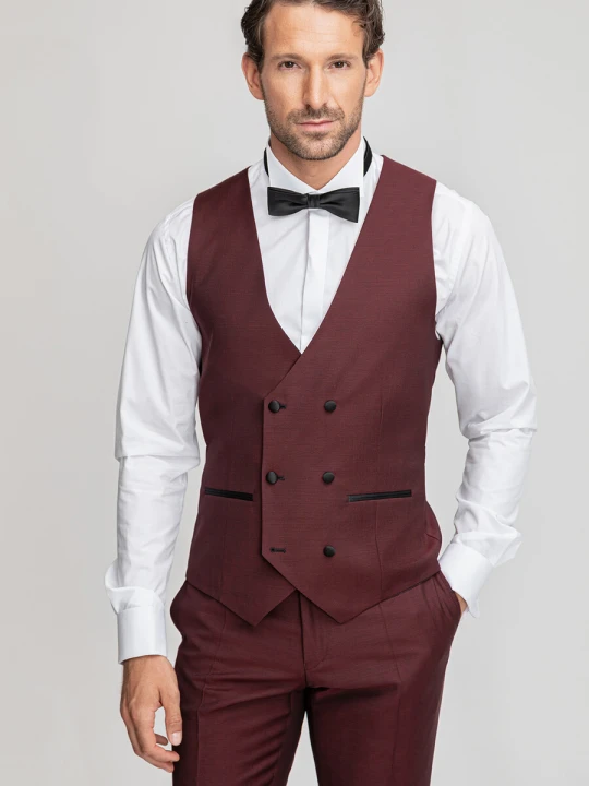 Zdjęcie produktu Kamizelka BRUNO 03016A55GSA Giacomo Conti bordowy