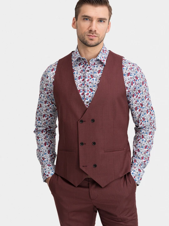 Zdjęcie produktu Kamizelka BRUNO 03069A50GSA Giacomo Conti Czerwony