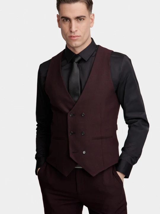 Zdjęcie produktu Kamizelka BRUNO 04023B55GSA Giacomo Conti bordowy