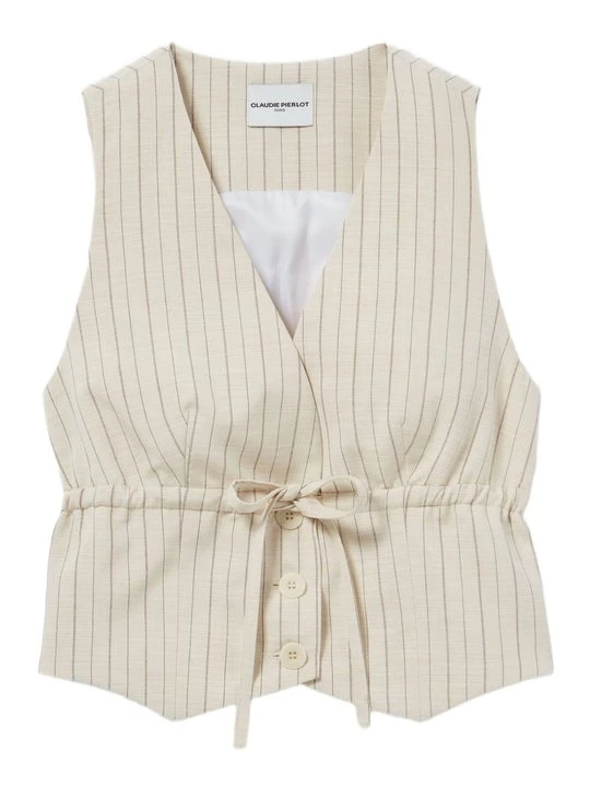Zdjęcie produktu Kamizelka CLAUDIE PIERLOT beżowy