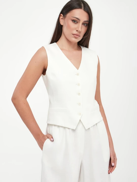 Zdjęcie produktu Kamizelka damska lniana Pace WEEKEND MAX MARA