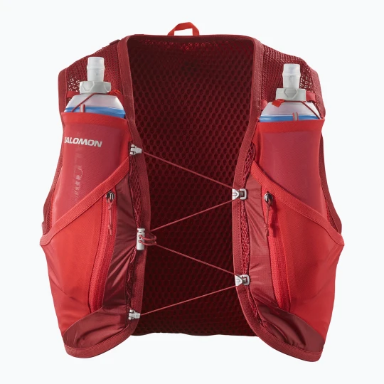 Zdjęcie produktu Kamizelka do biegania Salomon Active Skin 12 Set red dahlia / high risk red