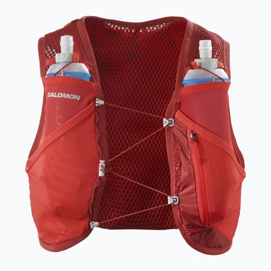 Zdjęcie produktu Kamizelka do biegania Salomon Active Skin 4 Set red dahlia / high risk