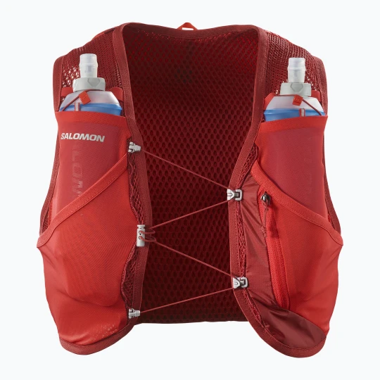 Zdjęcie produktu Kamizelka do biegania Salomon Active Skin 8 Set red dahlia / high risk