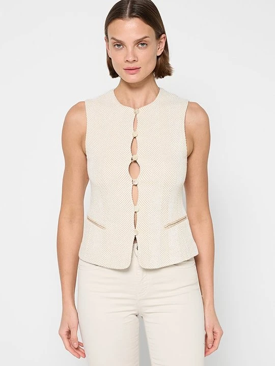 Zdjęcie produktu Kamizelka Emporio Armani beżowy