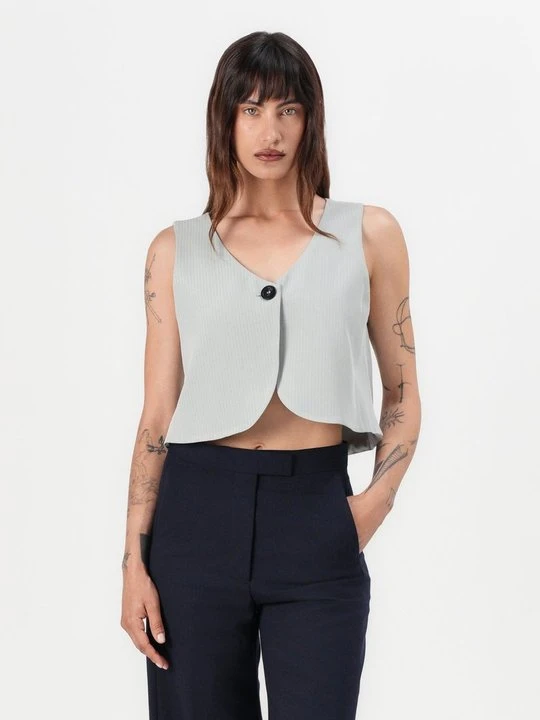 Zdjęcie produktu Kamizelka Emporio Armani jasnoszary