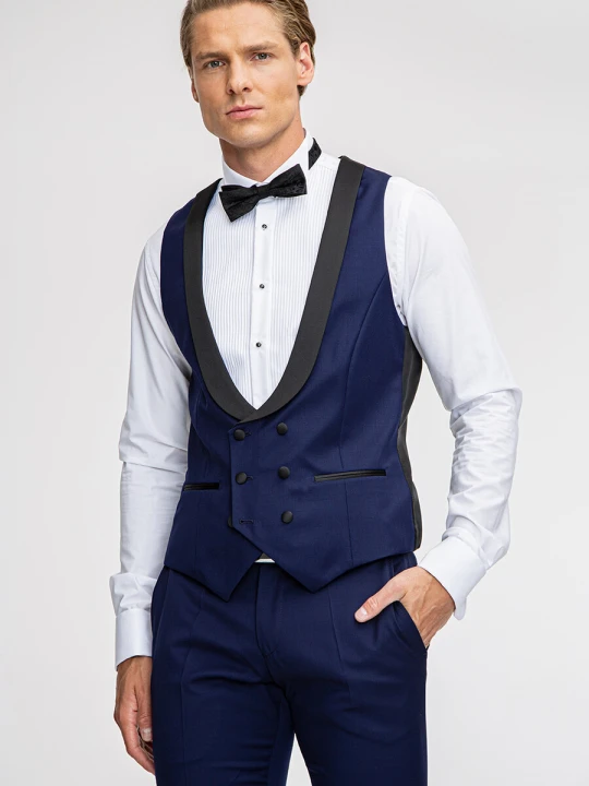 Zdjęcie produktu Kamizelka ENRICO GKGS900279 Giacomo Conti granatowy