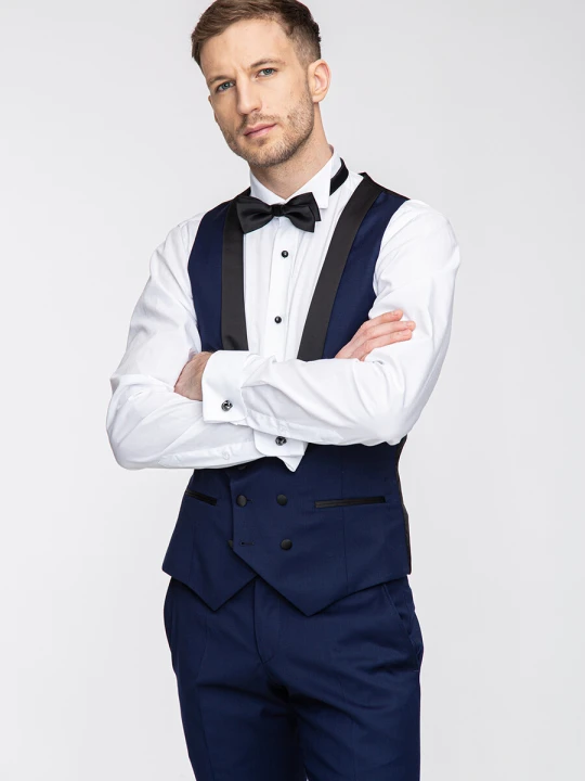 Zdjęcie produktu Kamizelka ENRICO GKGS900280 Giacomo Conti granatowy