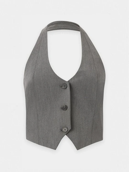 Zdjęcie produktu Kamizelka Even&Odd By Zalando ciemnoszary melanż