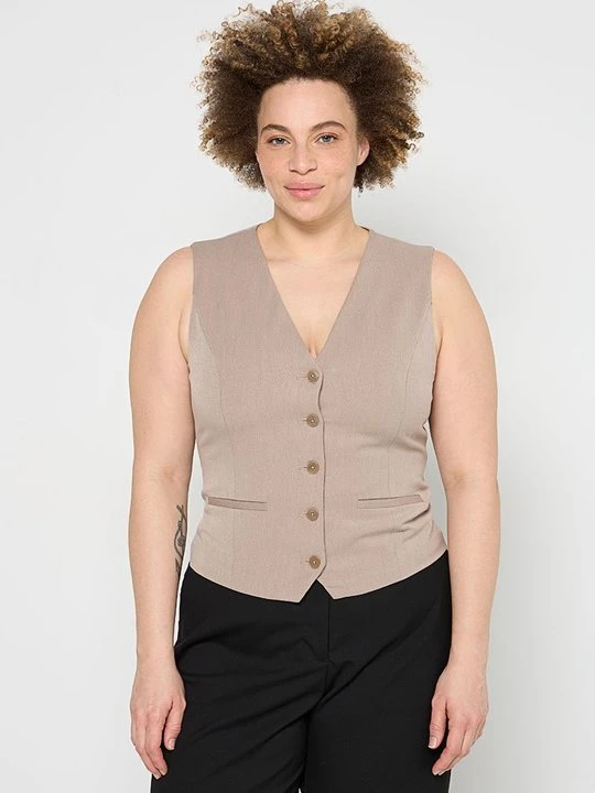 Zdjęcie produktu Kamizelka garniturowa Only taupe