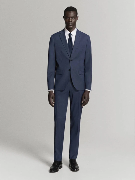 Zdjęcie produktu Kamizelka garniturowa Paris slim fit atramentowy - Mężczyzna - MANGO MAN