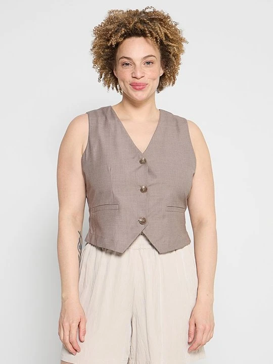 Zdjęcie produktu Kamizelka garniturowa Vero Moda szary