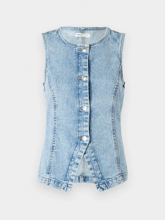 Zdjęcie produktu Kamizelka Gina Tricot jasnoniebieski denim