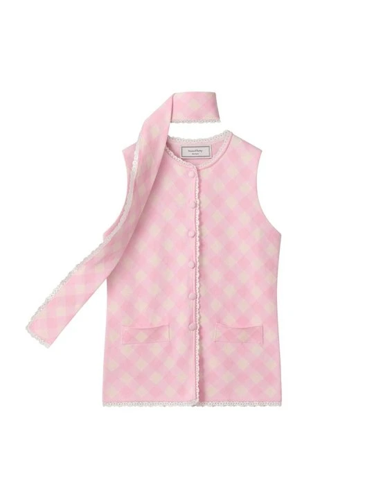 Zdjęcie produktu Kamizelka House Of Sunny jasnoróżowy