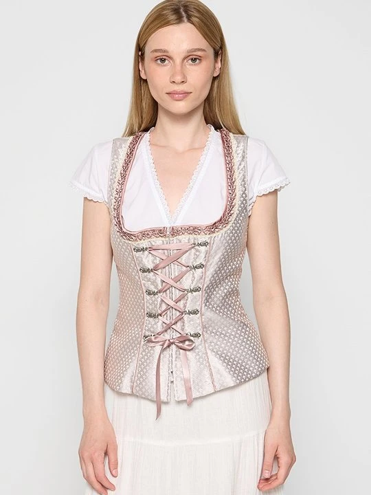Zdjęcie produktu Kamizelka Krüger Dirndl jasnoróżowy