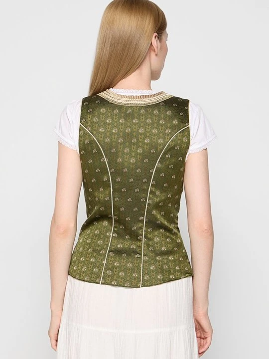 Zdjęcie produktu Kamizelka Krüger Dirndl ciemnozielony