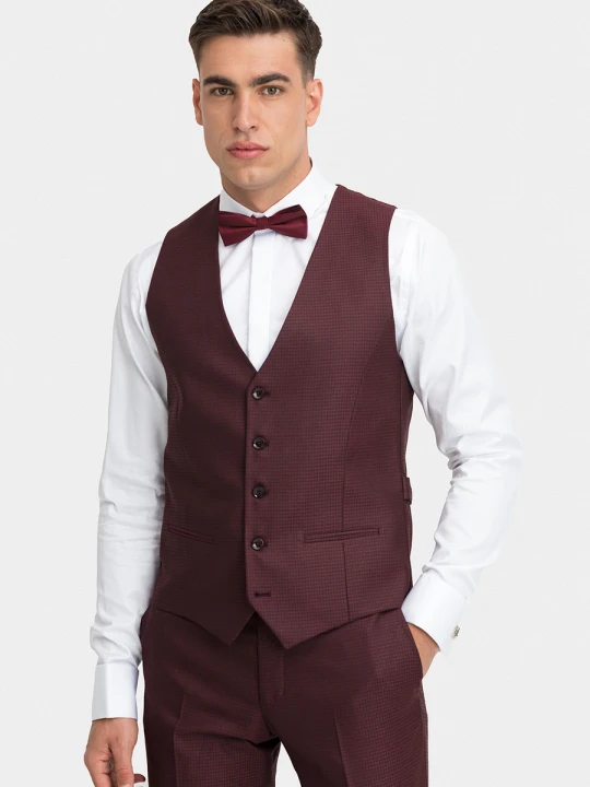 Zdjęcie produktu Kamizelka LUKE 05034C55TSA Giacomo Conti bordowy