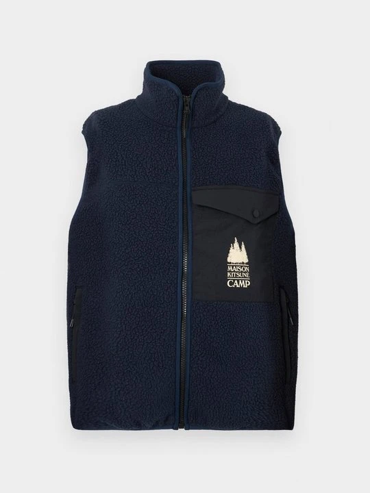 Zdjęcie produktu Kamizelka Maison Kitsuné granatowy